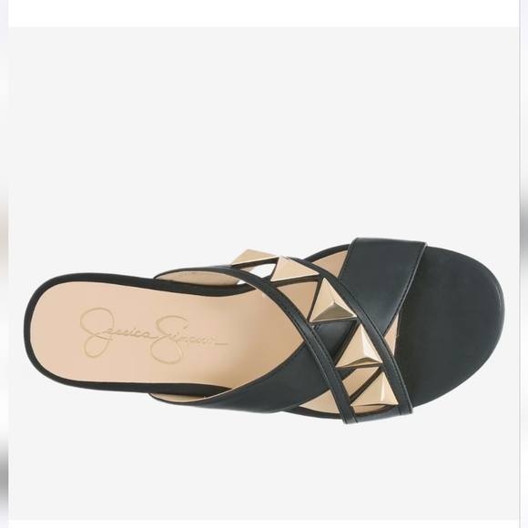 JESSICA SIMPSON MADRIE SANDAL SLIDE - Picture 2 of 6